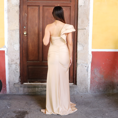 Vestido Jadel Beige