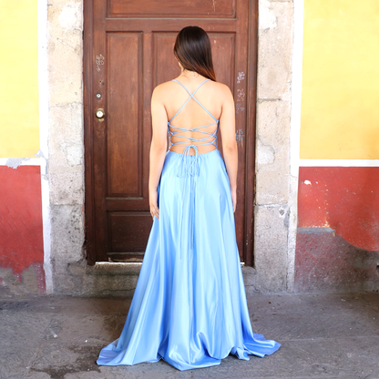 Vestido Ciro Azul