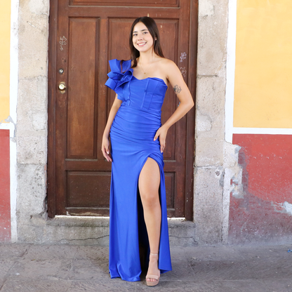 Vestido Jadel Azul Rey