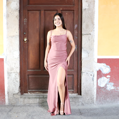 Vestido Olai Rosa Palo