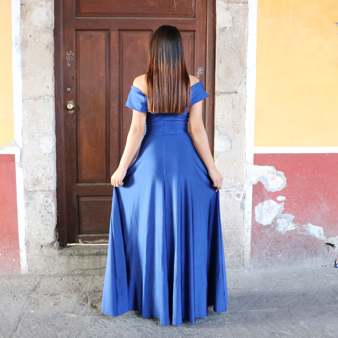 Vestido Xolo Azul Rey